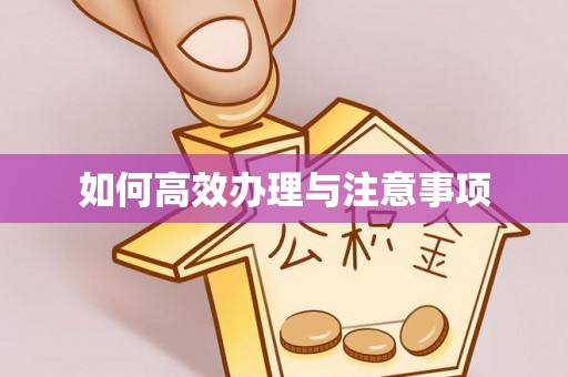 林园如何高效办理与注意事项