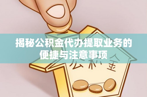 林园揭秘公积金代办提取业务的便捷与注意事项