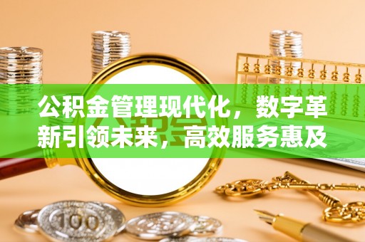 林园公积金管理现代化，数字革新引领未来，高效服务惠及民生