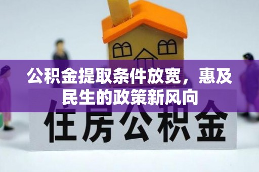 林园公积金提取条件放宽，惠及民生的政策新风向
