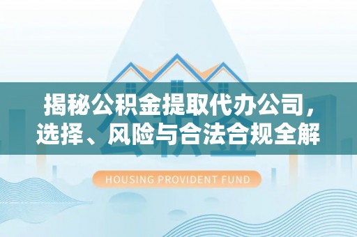 林园揭秘公积金提取代办公司，选择、风险与合法合规全解析