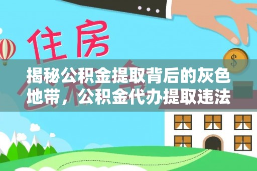 林园揭秘公积金提取背后的灰色地带，公积金代办提取违法不？