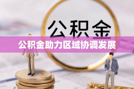林园公积金助力区域协调发展