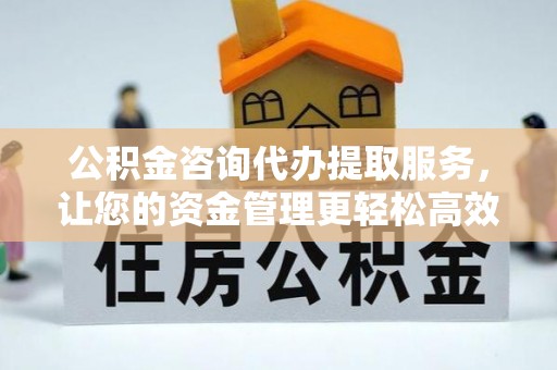 林园公积金咨询代办提取服务，让您的资金管理更轻松高效