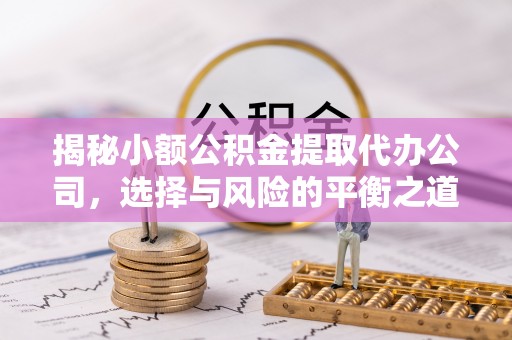 林园揭秘小额公积金提取代办公司，选择与风险的平衡之道