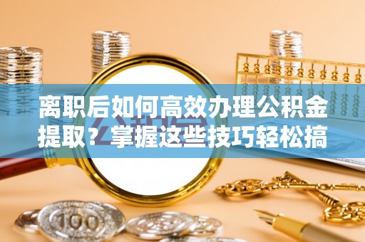 林园离职后如何高效办理公积金提取？掌握这些技巧轻松搞定