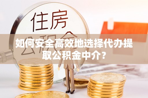 林园如何安全高效地选择代办提取公积金中介？