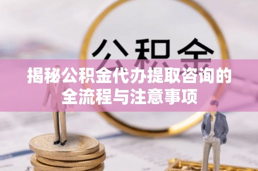 林园揭秘公积金代办提取咨询的全流程与注意事项