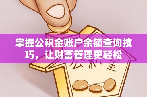 林园掌握公积金账户余额查询技巧，让财富管理更轻松