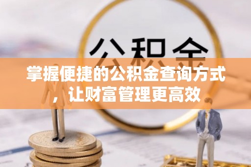 林园掌握便捷的公积金查询方式，让财富管理更高效